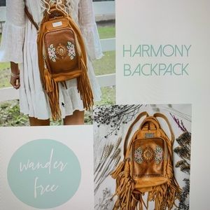 Mahiya Convertible Fringe Backpack